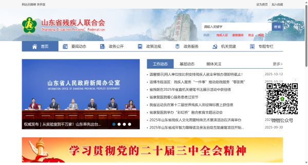 山东省残疾人联合会预览图