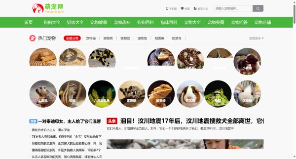 萌宠网预览图